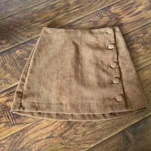 brown corduroy skirt